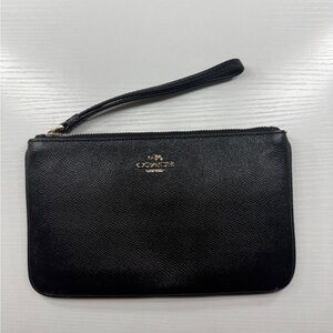 Coach Black Wristlet